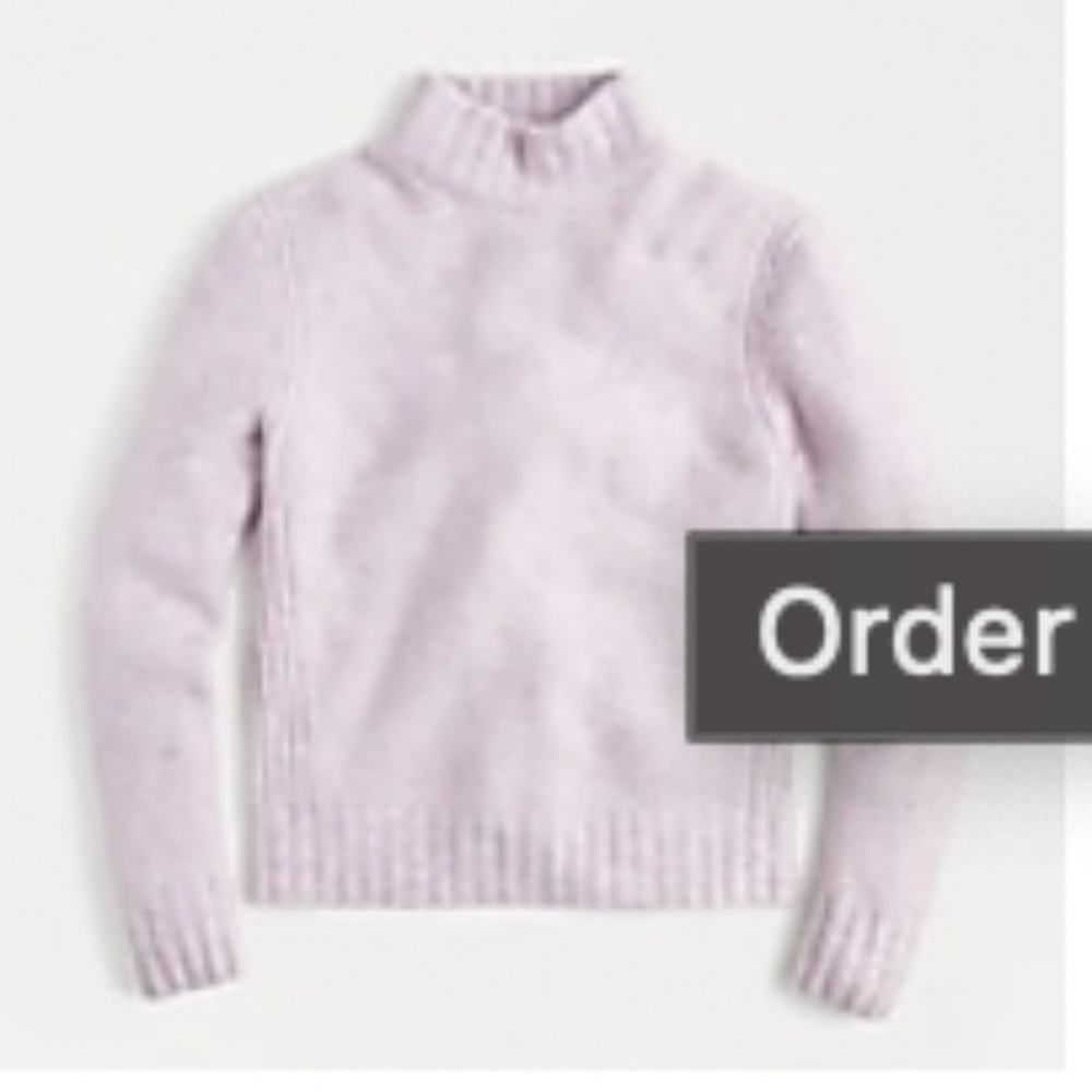 Mockneck Sweater in supersoft yarn